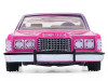 1975 Ford Thunderbird Lowrider Pink Metallic with Purple Top and Graphics with Purple Interior "California Lowriders" Series 7 1/64 Diecast Model Car by Greenlight