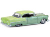 1956 Chevrolet Bel Air Lowrider Laurel Green Metallic and Crocus Yellow Two-Tone with Green Interior "California Lowriders" Series 7 1/64 Diecast Model Car by Greenlight