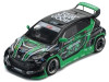 1/64 Poprace Toyota Pandem GR Yaris MotorSports (Green) Diecast Car Model