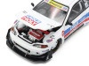 Pandem Civic EG6 RHD (Right Hand Drive) White with Stripes and Graphics 1/64 Diecast Model Car by Pop Race