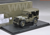 1/18 Welly FX Classic Jeep Willys M151 WW2 Quarter 1/4 Ton Army Truck w/ Roof Top (Green) Diecast Car Model