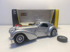 DAMAGED AS-IS 1/24 Bburago Bugatti Atlantic (Silver) Diecast Car Model
