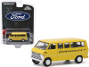 1968 Ford Club Wagon School Bus Yellow "Community Charter Bus System" "Hobby Exclusive" 1/64 Diecast Model by Greenlight