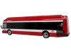 New Flyer Xcelsior Transit Bus "TTC – Toronto Transit Commission" Red and White "The Bus & Motorcoach Collection" Limited Edition to 504 Pieces Worldwide 1/43 Model by Iconic Replicas