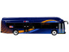 New Flyer Xcelsior Transit Bus "MTA New York City" Blue with Graphics "The Bus & Motorcoach Collection" Limited Edition to 504 Pieces Worldwide 1/43 Model by Iconic Replicas