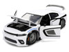 1/24 Jada 2021 Dodge Charger SRT Hellcat White with Graphics & Stormtrooper Figure "Star Wars" Franchise "Hollywood Rides" Series Diecast Car Model