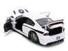 1/24 Jada 2021 Dodge Charger SRT Hellcat White with Graphics & Stormtrooper Figure "Star Wars" Franchise "Hollywood Rides" Series Diecast Car Model