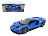 2017 Ford GT Blue 1/18 Diecast Model Car by Maisto