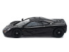 McLaren F1 Jet Black 1/64 Diecast Model Car by Pop Race