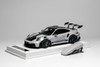 1/18 Ivy Merit Porsche 911 (992) GT3 RS (Ice Grey Metallic with Blue Livery & Blue Wheels) Car Model with Detachable Roof Rack Limited 25 Pieces