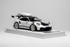 1/18 Ivy Merit Porsche 911 (992) GT3 RS (White with Black Livery & White Wheels) Car Model with Detachable Roof Rack Limited 20 Pieces
