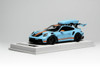 1/18 Ivy Merit Porsche 911 (992) GT3 RS (Gulf Blue with Orange Livery & Black Wheels) Car Model with Detachable Roof Rack Limited 20 Pieces