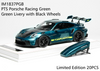 1/18 Ivy Merit Porsche 911 (992) GT3 RS (PTS Porsche Racing Green with Green Livery & Black Wheels) Car Model with Detachable Roof Rack Limited 20 Pieces
