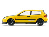 1/64 BMC Honda Civic EG6 (Yellow with Carbon Black Bonnet) Car Model