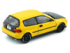 1/64 BMC Honda Civic EG6 (Yellow with Carbon Black Bonnet) Car Model