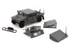 1/64 BMC Hummer Humvee 4-CT (Matte Dark Grey) Car Model