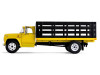 1/64 First Gear GMC 4000 Stake Truck (Bright Yellow) Diecast Car Model