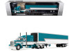 1/64 First Gear Peterbilt Model 379 with 63” Mid-Roof Sleeper & 53’ Utility Trailer with Reefer (Big Rigs Series II #5 - Tway Rose Transport) Diecast Car Model