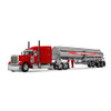 1/64 First Gear Peterbilt Model 379 with 63” Mid-Roof Sleeper & Heil Fuel Tank Trailer (Rapid Roberts) Diecast Car Model
