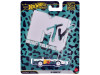 1984 Chevrolet Corvette "MTV" White with Stripes and Graphics "Pop Culture" Series Diecast Model Car by Hot Wheels