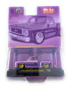 CHASE CAR 1/64 M2 Machines 1978 Chevrolet Silverado Stepside Lowriders (Purple with Gold Wheels) Diecast Car Model