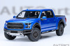 1/18 AUTOart 2019 Ford F-150 Raptor Supercrew (Velocity Blue) Car Model