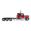 1/32 Diecast Masters Peterbilt Model 589 131-inches-BBC 58-inches-Sleeper Tridem-Axle Legendary Package Truck Tractor (Legendary-Red color) Diecast Model