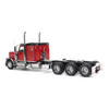 1/32 Diecast Masters Peterbilt Model 589 131-inches-BBC 58-inches-Sleeper Tridem-Axle Legendary Package Truck Tractor (Legendary-Red color) Diecast Model