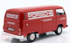 1/18 KK-Scale 1972 Volkswagen VW T2b Bus Porsche Renndienst (Red with Silver Wheels) Diecast Car Model