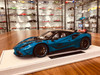 1/18 Mansory Ferrari 488 Siracusa 4xx in Blue w/ White Brake Caliper Resin Car Model Limited