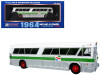 1964 MCI MC-5A Coach Bus "Golden Gate Transit" White with Green Stripes "Vintage Bus & Motorcoach Collection" Limited Edition to 504 pieces Worldwide 1/87 (HO) Diecast Model by Iconic Replicas