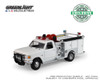 1/64 Greenlight 1990 Ford F-350 Mini Pumper Fire Truck (White) Diecast Car Model