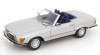 1/12 KK-Scale 1985 Mercedes-Benz 450 SL (R107) (Silver) Diecast Car Model