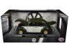 1952 Volkswagen Beetle Deluxe Model Dark Green with Beige Sides Limited Edition to 5250 pieces Worldwide 1/24 Diecast Model Car by M2 Machines
