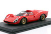 1/18 TopMarques 1967 Ferrari 330 P4 Spyder Street Version (Red) Car Model