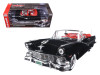 1956 Ford Sunliner 60th Anniversary Black Limited Edition to 1002pcs 1/18 Diecast Model Car by Autoworld