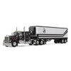 1/64 First Gear Kenworth W900A with 60” Flat Top Sleeper & 40’ Vintage Trailer with Reefer (Dick Simon Trucking) Diecast Model