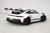 1/18 Norev 2023 Porsche 911 GT3 RS 992 (White) Diecast Car Model with Custom Mounted Display Showcase