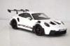 1/18 Norev 2023 Porsche 911 GT3 RS 992 (White) Diecast Car Model with Custom Mounted Display Showcase