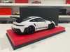 1/18 Norev 2023 Porsche 911 GT3 RS 992 (White) Diecast Car Model with Custom Mounted Display Showcase