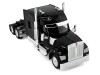 Kenworth W990 with Stand Up Sleeper Cab Black 1/87 (HO) Plastic Model Car by HO Logistics
