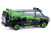 1983 GMC Vandura Van Gray Metallic and Black with Green Slime Graphics "Petey Da Fool" "Garbage Pail Kids" Series 8 1/64 Diecast Model Car by Greenlight