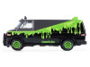 1983 GMC Vandura Van Gray Metallic and Black with Green Slime Graphics "Petey Da Fool" "Garbage Pail Kids" Series 8 1/64 Diecast Model Car by Greenlight