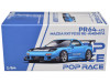 Mazda RX7 (FD3S) RE Amemiya RHD (Right Hand Drive) Light Blue with Carbon Hood "Tokyo Auto Salon 2026" 1/64 Diecast Model Car by Pop Race