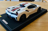 1/18 BBR Ferrari 488 Pista Spider Fuji White Resin Car Model Limited 24