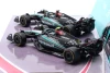 1/43 BBurago 2024 F1 Hamilton #44 & Russell #63 Car Models