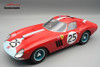 1/12 Tecnomodel Ferrari 250 GTO 64 Le Mans 24h 1964 Maranello Concessionaires Car # 25 - 6th place Drivers: I. Ireland - T. Maggs - J. Stewart Car Model