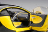 1/18 AUTOart Bugatti Chiron (Jaune Molsheim Yellow & Nocturne Black) Full Open Car Model