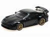 2025 Porsche 911 (992.2) GT3 Weissach Package Black with Carbon Stripe Limited Edition to 240 pieces Worldwide 1/64 Diecast Model Car by Minichamps