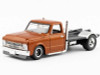 1967 Chevrolet C-10 Custom Bedless Truck Orange Metallic "Furious 7" (2015) Movie "Fast & Furious" Series Diecast Model Car by Hot Wheels